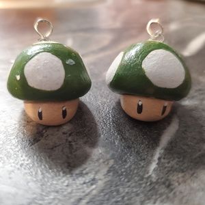 Mario Mushroom earrings
